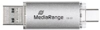MediaRange USB-Stick silber 16 GB, 1 St.