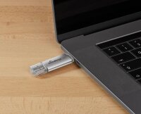 MediaRange USB-Stick silber 128 GB, 1 St.