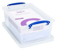 Really Useful Box Aufbewahrungsboxen 5x 10,2 l transparent 40,5 x 26,0 x 16,0 cm, 5 St.