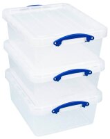 Really Useful Box Aufbewahrungsboxen 3x 23,5 l...