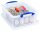 Really Useful Box Aufbewahrungsboxen 3x 23,5 l transparent 50,0 x 39,5 x 19,5 cm, 3 St.