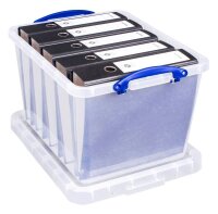 Really Useful Box Aufbewahrungsboxen 3x 40,0 l transparent 50,0 x 39,5 x 31,5 cm, 3 St.