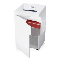 HSM Pure 830 Aktenvernichter mit Partikelschnitt P-4, 4,5 x 30 mm, bis 35 Blatt, weiß