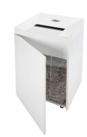 HSM Pure 830 Aktenvernichter mit Partikelschnitt P-4, 4,5 x 30 mm, bis 35 Blatt, weiß