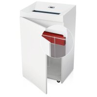 HSM Pure 940 Aktenvernichter mit Partikelschnitt P-4, 3,9 x 40 mm, bis 35 Blatt, weiß