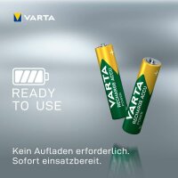 VARTA Akkus RECHARGE ACCU Power Ni-MH Micro AAA 800 mAh, 4 St.