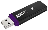 EMTEC USB-Sticks Flash Drives rot, gelb, blau, grün, lila 16 GB, 10 St.