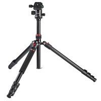hama TAR Duo 165 Kamera-Stativ schwarz max. Arbeitshöhe 165,0 cm