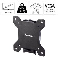 hama TV-Wandhalterung TILT 1 Stern schwarz