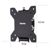 hama TV-Wandhalterung TILT 1 Stern schwarz