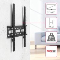 hama TV-Wandhalterung FIX 3 Sterne schwarz