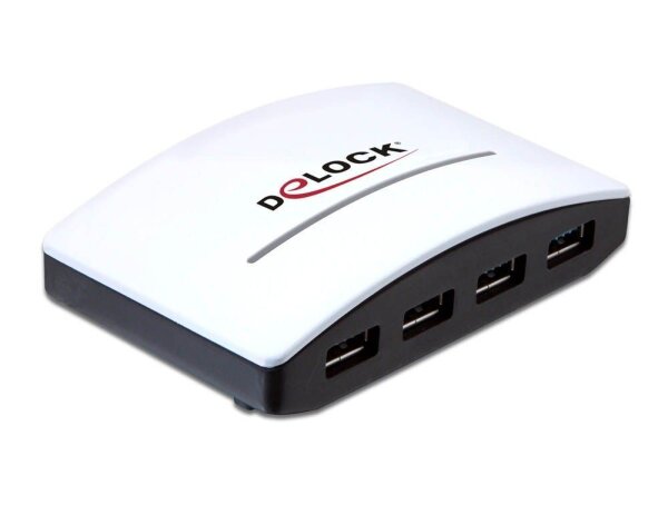 DeLOCK USB-Hub 4-fach weiß