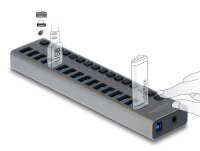 DeLOCK USB-Hub 16-fach grau