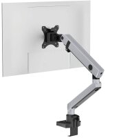 DURABLE Monitor-Halterung SELECT PLUS 509623 silber für 1 Monitor, Tischklemme, Tischbohrung