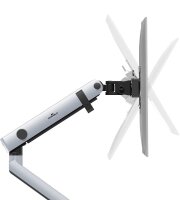 DURABLE Monitor-Halterung SELECT PLUS 509623 silber für 1 Monitor, Tischklemme, Tischbohrung