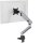DURABLE Monitor-Halterung SELECT PLUS 509623 silber für 1 Monitor, Tischklemme, Tischbohrung