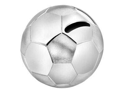 ZILVERSTAD Spardose Fußball silber, 1 St.