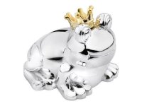 ZILVERSTAD Spardose Froschkönig silber, 1 St.