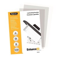 Fellowes Laminierfolien glänzend für A4 80...
