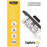 Fellowes Laminierfolien glänzend für A4 125...