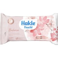 Hakle Feuchtes Toilettenpapier Balance 1-lagig, 42...