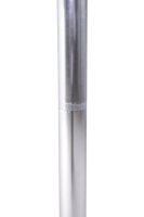 Garden Pleasure Stehtisch quadratisch Aluminium silber 60,0 x 60,0 x 70,0/110,0 cm, 1 St.