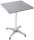 Garden Pleasure Stehtisch quadratisch Aluminium silber 60,0 x 60,0 x 70,0/110,0 cm, 1 St.