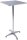 Garden Pleasure Stehtisch quadratisch Aluminium silber 60,0 x 60,0 x 70,0/110,0 cm, 1 St.