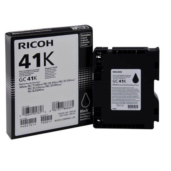 RICOH GC 41K schwarz Druckerpatrone