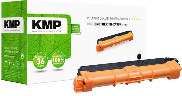 KMP B-T109  schwarz Toner kompatibel zu brother TN243BK