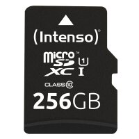 Intenso Speicherkarte microSDXC-Card PREMIUM, 256 GB, 1 St.