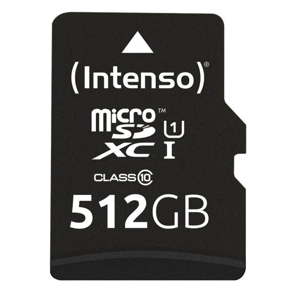 Intenso Speicherkarte microSDXC-Card PREMIUM, 512 GB, 1 St.