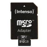 Intenso Speicherkarte microSDXC-Card PREMIUM, 512 GB, 1 St.
