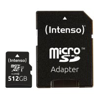 Intenso Speicherkarte microSDXC-Card PREMIUM, 512 GB, 1 St.
