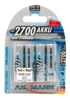 ANSMANN Akkus maxE Ni-MH Mignon AA min. 2.500 mAh, 4 St.