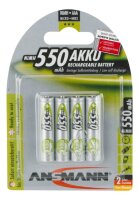 ANSMANN Akkus maxE Ni-MH Micro AAA 550 mAh, 4 St.