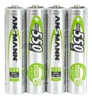 ANSMANN Akkus maxE Ni-MH Micro AAA 550 mAh, 4 St.