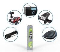 ANSMANN Akkus maxE Ni-MH Micro AAA 550 mAh, 4 St.