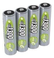 ANSMANN Akkus maxE Ni-MH Mignon AA 1.300 mAh, 4 St.
