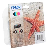 EPSON 603/T03U64 (Seestern) schwarz, cyan, magenta, gelb Druckerpatronen, 4er-Set