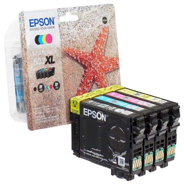 EPSON 603XL/T03A64 (Seestern) schwarz, cyan, magenta, gelb Druckerpatronen, 4er-Set