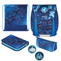 herlitz Schulranzen-Set FiloLight Plus Deep Sea...