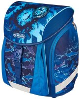 herlitz Schulranzen-Set FiloLight Plus Deep Sea Kunstfaser blau
