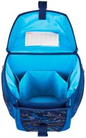herlitz Schulranzen-Set FiloLight Plus Deep Sea Kunstfaser blau