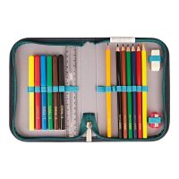 herlitz Schulranzen-Set Loop Plus Green Rex Kunstfaser grün