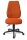Topstar Bürostuhl Lady Sitness®, LT0B0 BC4 Stoff orange, Gestell schwarz