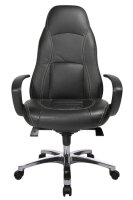 Topstar Chefsessel RS1, RS90F AD0 Leder schwarz, Gestell alu