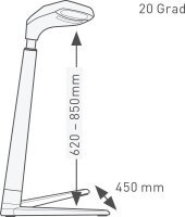 bimos Stehhilfe Fin 9144-2000-217 schwarz, 1 St.