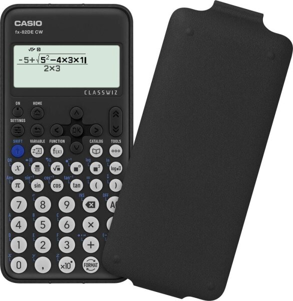 CASIO FX-82DE CW Wissenschaftlicher Taschenrechner schwarz