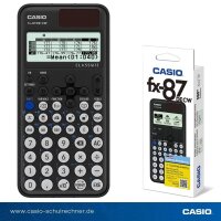 CASIO FX-87DE CW Wissenschaftlicher Taschenrechner schwarz
